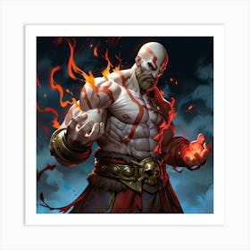 God Of War 8 Art Print