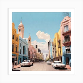 Cuba City Art Print