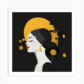 Portrait Of A Woman Art Print