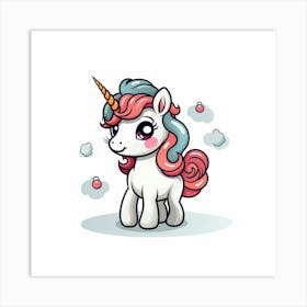 Cute Unicorn 29 Art Print