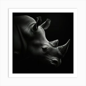 Rhinoceros 5 Art Print