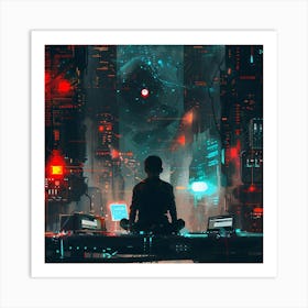 Cyberpunk 1 Art Print