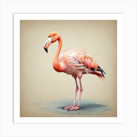 Flamingo 49 Art Print