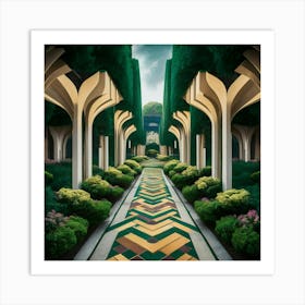 Garden Path Art Print