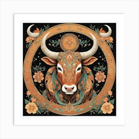 Taurus Square Art Print 0 Art Print