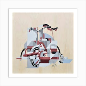 Tricycle Pause Take Me Far Art Print