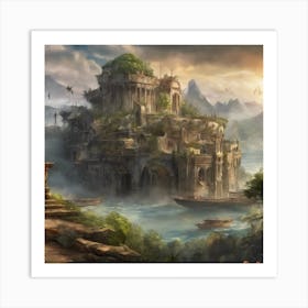 Fantasy Painting 15 Art Print