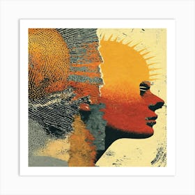 Woman'S Head 1 Art Print