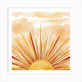 Sunburst Art Print