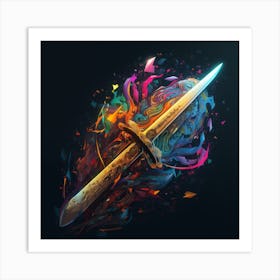 Sword Art Art Print