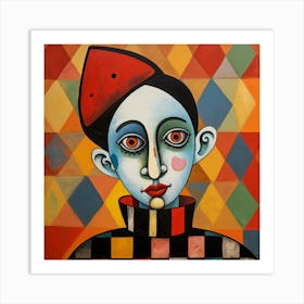 Clown 3 Art Print