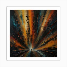 Portal in space Art Print