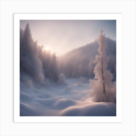 Winter Landscape 1 Art Print