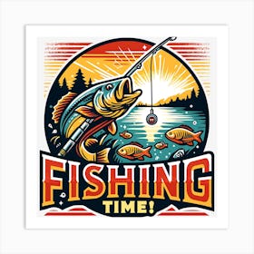 Fishing Time Art Print