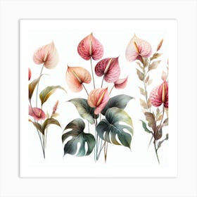 Anthurium 3 Art Print