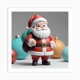 Santa Claus 12 Art Print