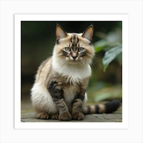 Siamese Cat Art Print