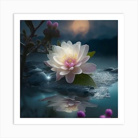 Lotus Flower 2 Art Print