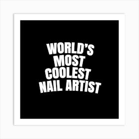 Nail Artist Art Print