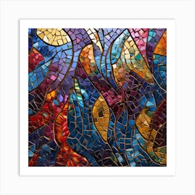 Mosaic Art 3 Art Print