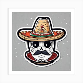 Mexican Skull 1 Art Print