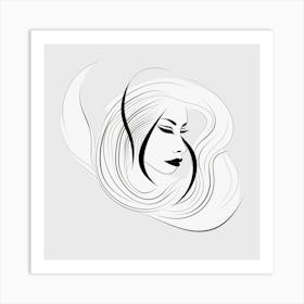 Portrait Of A Woman 2 Art Print