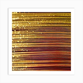 Gold Background Art Print