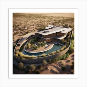 Desert House 7 Art Print