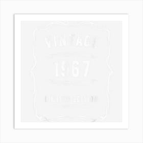 Vintage Birthday 1967 Limited Edition Whiskey Label Art Print