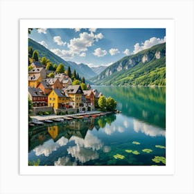 Alpine Village 1 Art Print