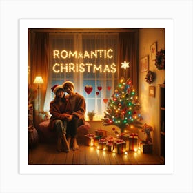 Romantic Christmas Art Print