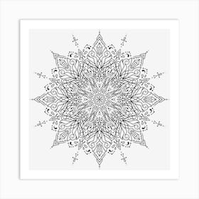 Henna Mandala 06 Art Print