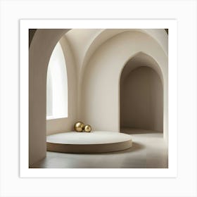 Room With Arches 5 Art Print