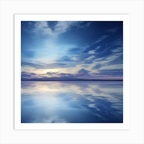 Reflection In Water Stock Videos & Royalty-Free Footage Art Print