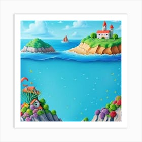 Seascape Art Print