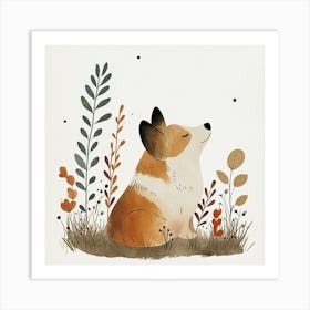 Corgi 1 Art Print