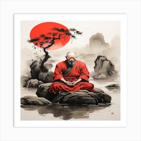 Buddha Meditation Art Print