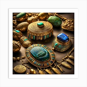 Egyptian Jewelry 1 Art Print