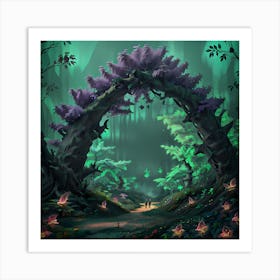 Tree In The Forest Art Print