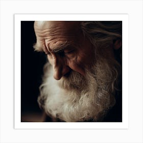 Man With A Beard Art Print