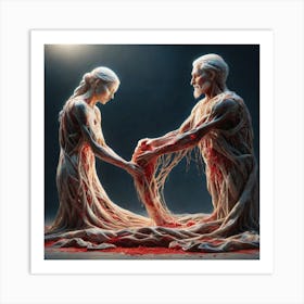 'Blood And Flesh' 4 Art Print