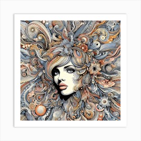 Psychedelic Art 7 Art Print