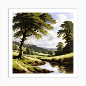 Valley By Edward Scott Art Print