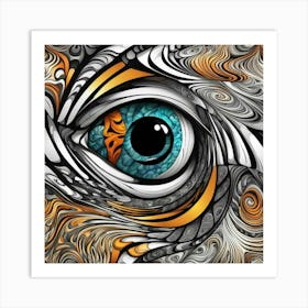 Eye Of The Tiger Art Print