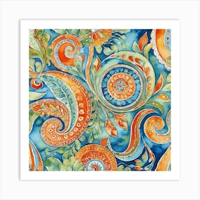 Paisley 7 Art Print