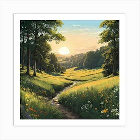 Pleasant Meadow Art Print