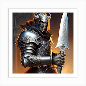 Knight of darby Art Print