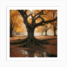 Autumn Tree Art Print