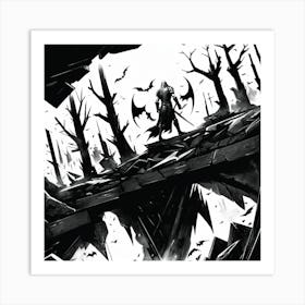 Dark Knight Art Print