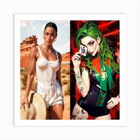 Harley Quinn 8 Art Print